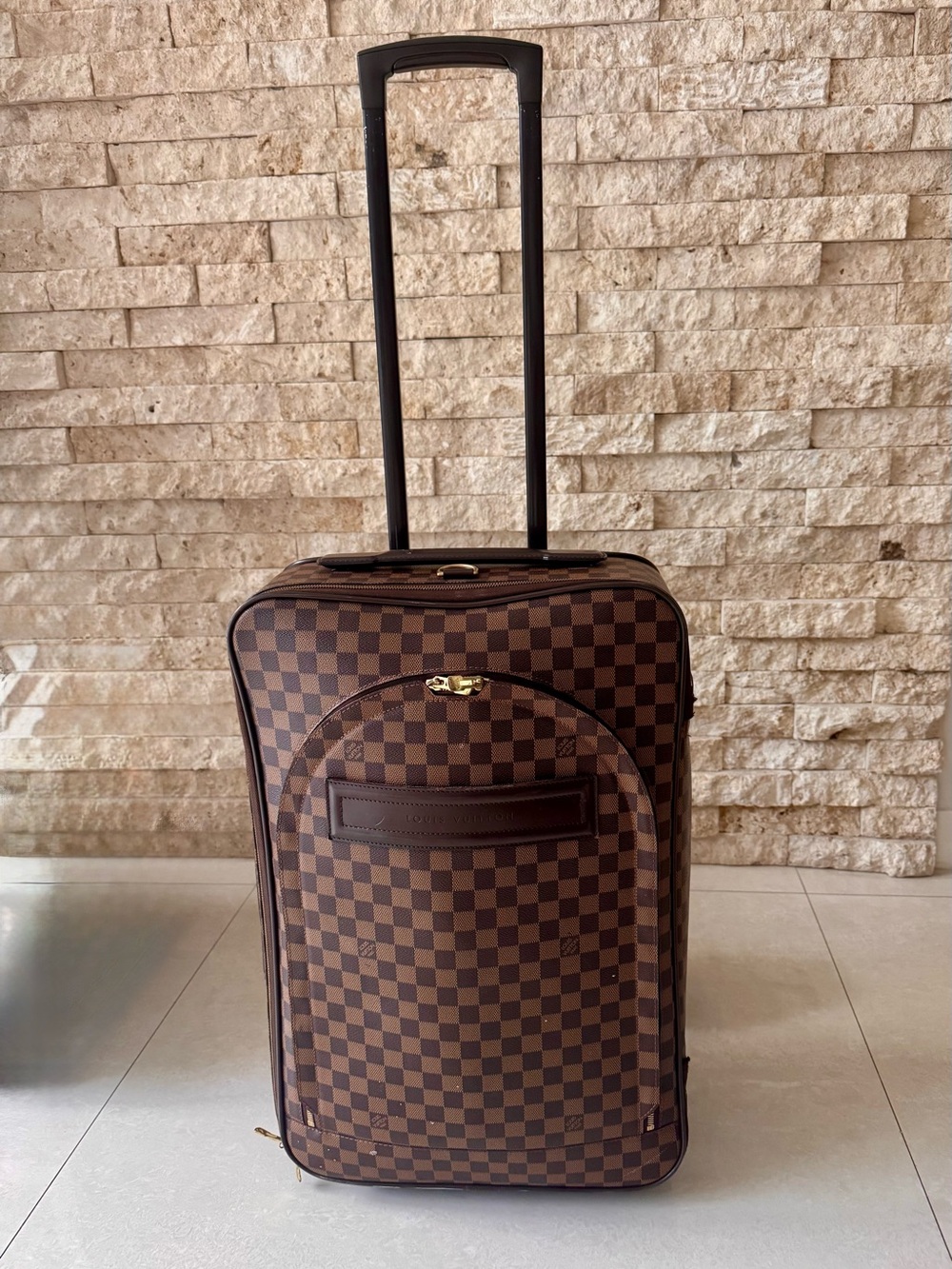 Louis Vuitton Brown Damier Ebene Rolling Carry-On